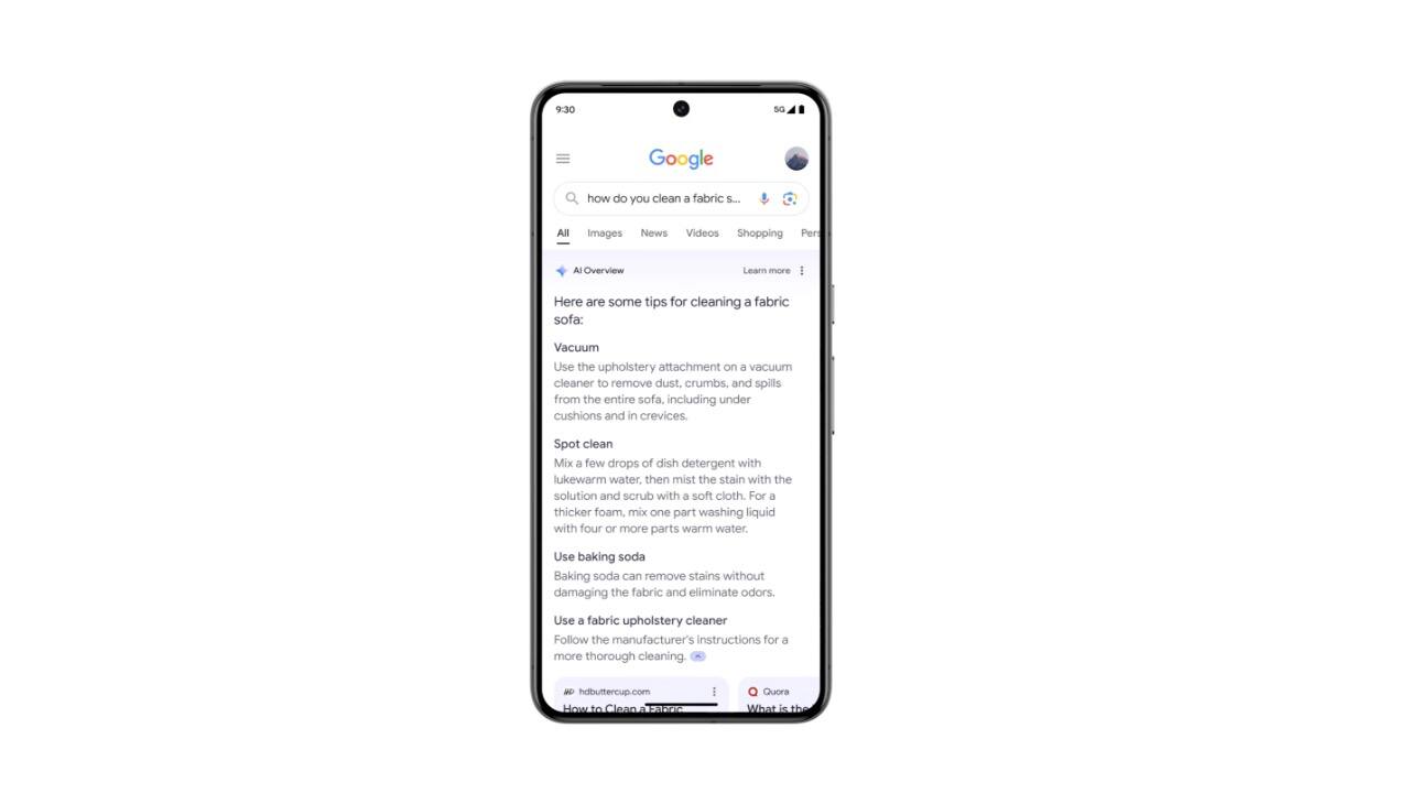 Google is ditching the good old search format — that is if you want to — for a new AI-powered expereience. Called AI Overviews, users can see  AI summaries providing insights directly on the search results page. The feature is being rolled out all users in the US with no word on availability in other regions. 